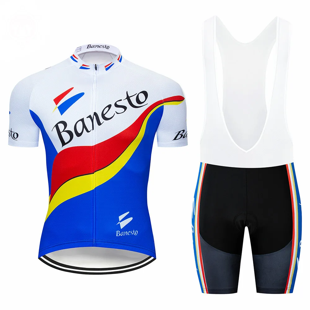 Banesto reynolds radfahren, комплект из Джерси, одежда для велосипеда, комплект из Джерси, шорты с нагрудником, гелевая подкладка, для спорта на открытом воздухе, Radfahren kleidung ropa Ciclismo - Цвет: 5