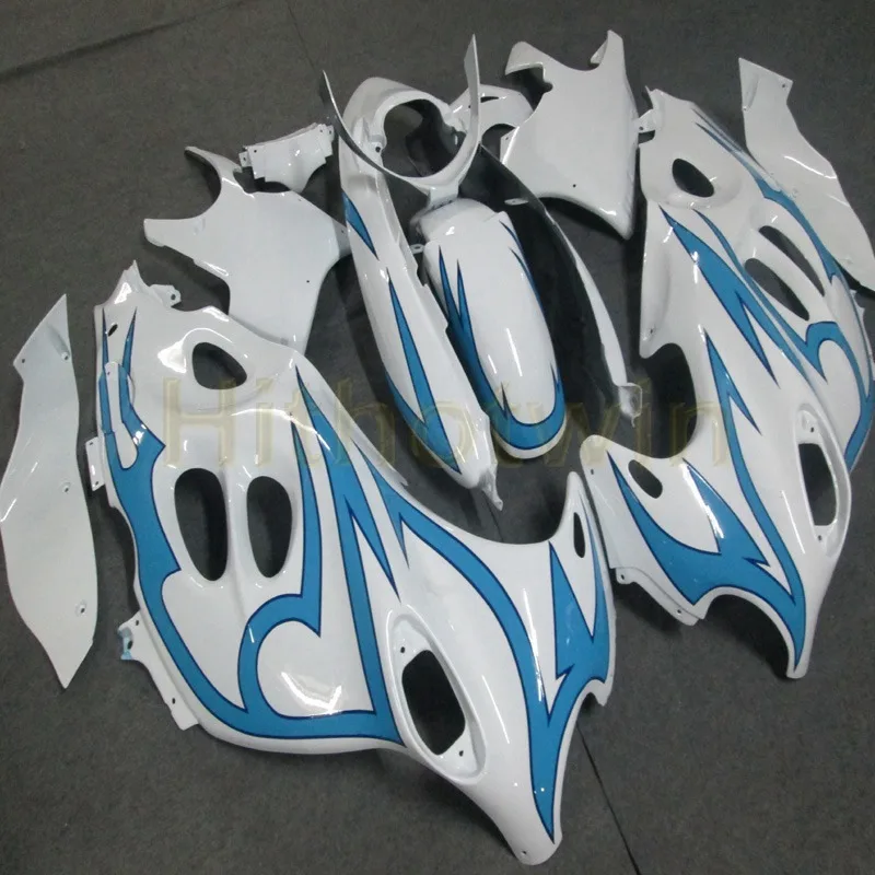 Пользовательские мотоцикл обтекатель для GSX750F GSX600F 2003 2004 2005 2006+ Botls+ зеленый пламя - Цвет: S