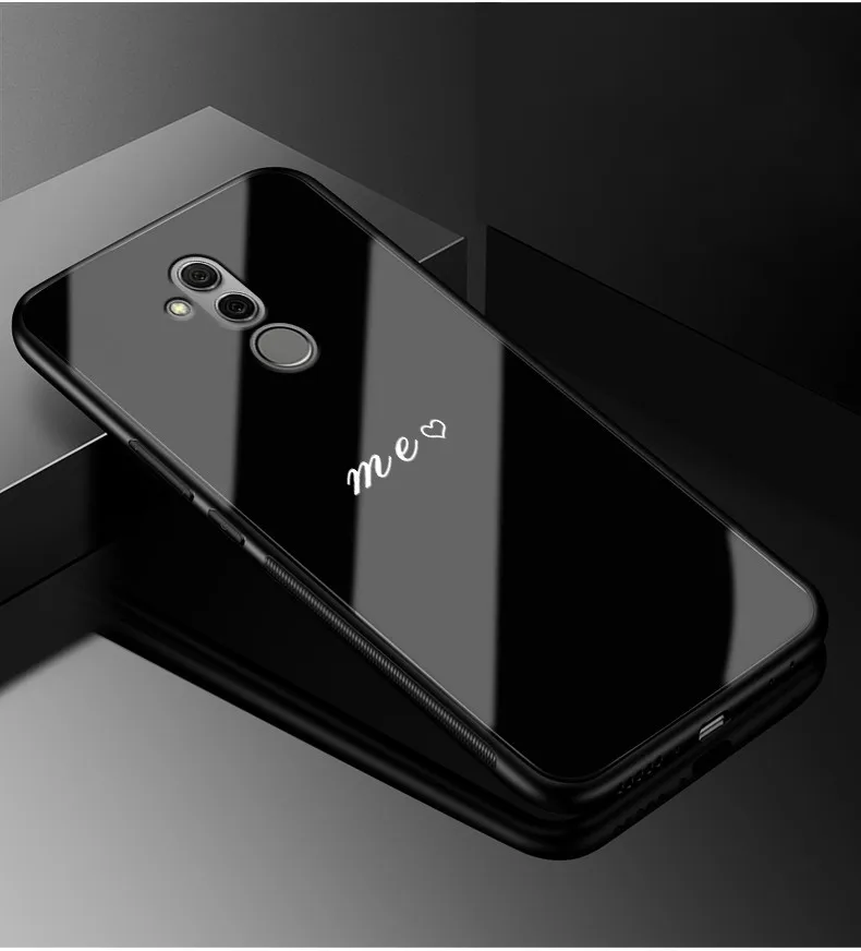Чехол для huawei mate 20 Lite, жесткое стекло для ПК, чехол для телефона, черный бампер из ТПУ, чехол для huawei mate 20 Lite mate 20 20 Pro, чехол Coque