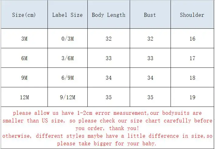 bodysuit size