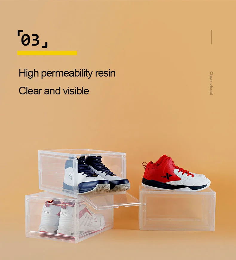 Basketball shoe storage box