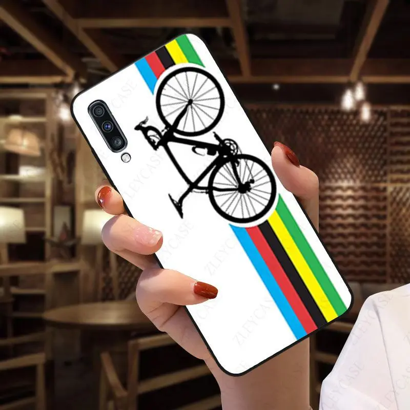 Bicicleta bicicleta ciclismo arte caso de tel fono para Samsung Galaxy A50 A10 A20 A20E A20S
