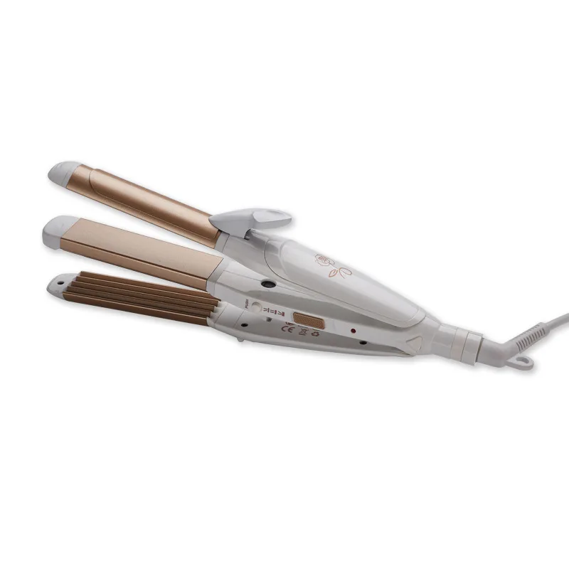 

New Style Multi-functional Splint Corn Hot Hair Straightener Hair Curler Three-in-One Electric Splint WON'T Hurt Hair