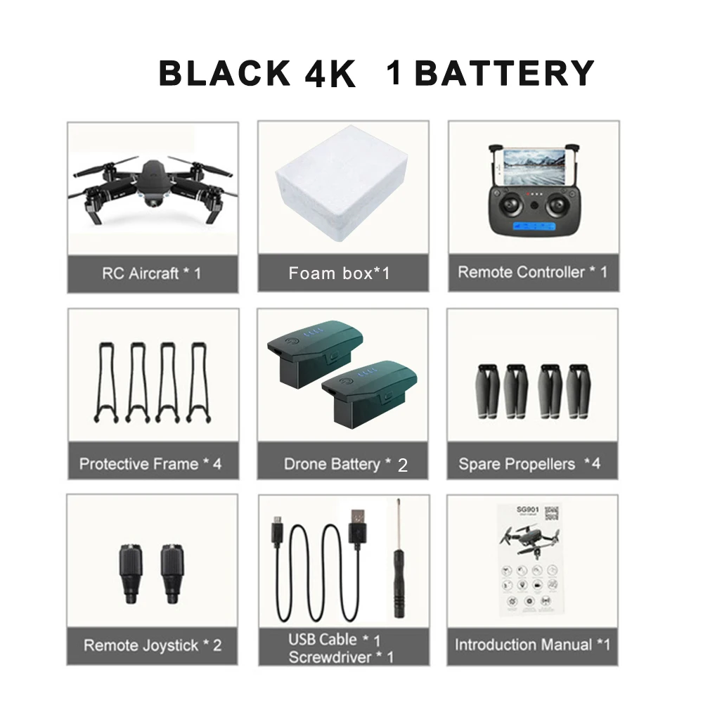 Розовый SG901 Дрон 4K двойная HD камера wifi FPV оптический поток складной Квадрокоптер Профессиональный следущий за мной вертолет селфи Дрон x pro - Цвет: Розовый