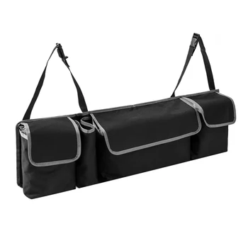 

Automobile Seat Back Organizer 4 Pockets Trunk Car Rear Seat Back Stowing Tidying Backseat Storage Bag Auto Interior Accessories