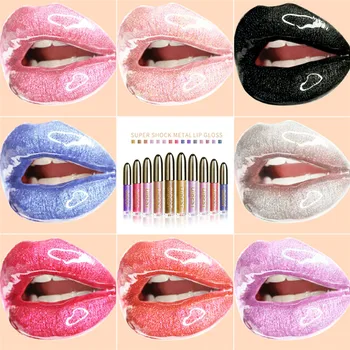 

2019 Brand New QIBEST Polarized Lip Gloss Colorful Microflash Lip Gloss Glass Lip Glaze Lasting Moisturizing Lip Gloss Essential