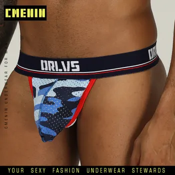 

ORLVS 2020 Men Jockstrap Male Sexy Gay Underwear Mens Jockstrap Breathable Mesh G-Strings Man Thong Masculina U Pouch OR190