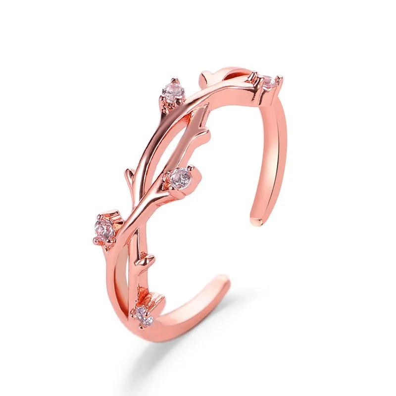

Women Rings Fashion Trendy Sweet Charms Elegant Geometric Resizable Ring Jewelry Gifts for Girls