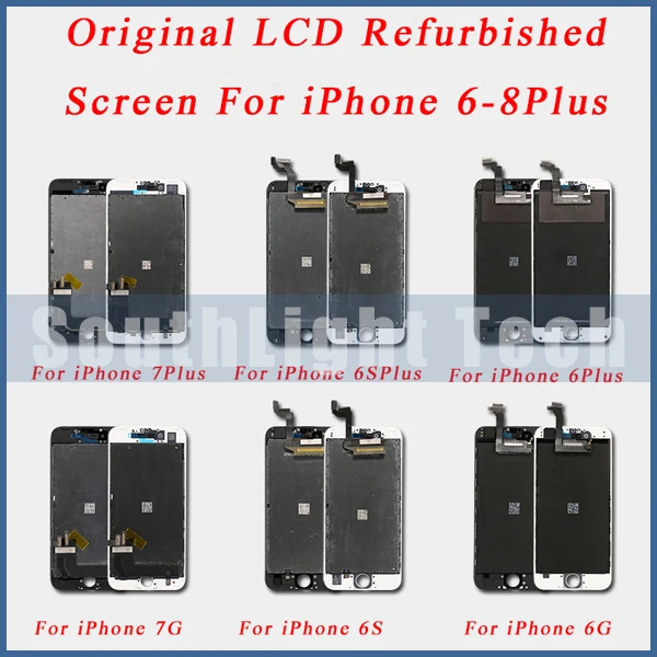 

Grade AAA+++ Original LCD Refurbished Screen Display For iPhone 6S 7 8 Plus Original LCD Display Touch Screen Digitizer