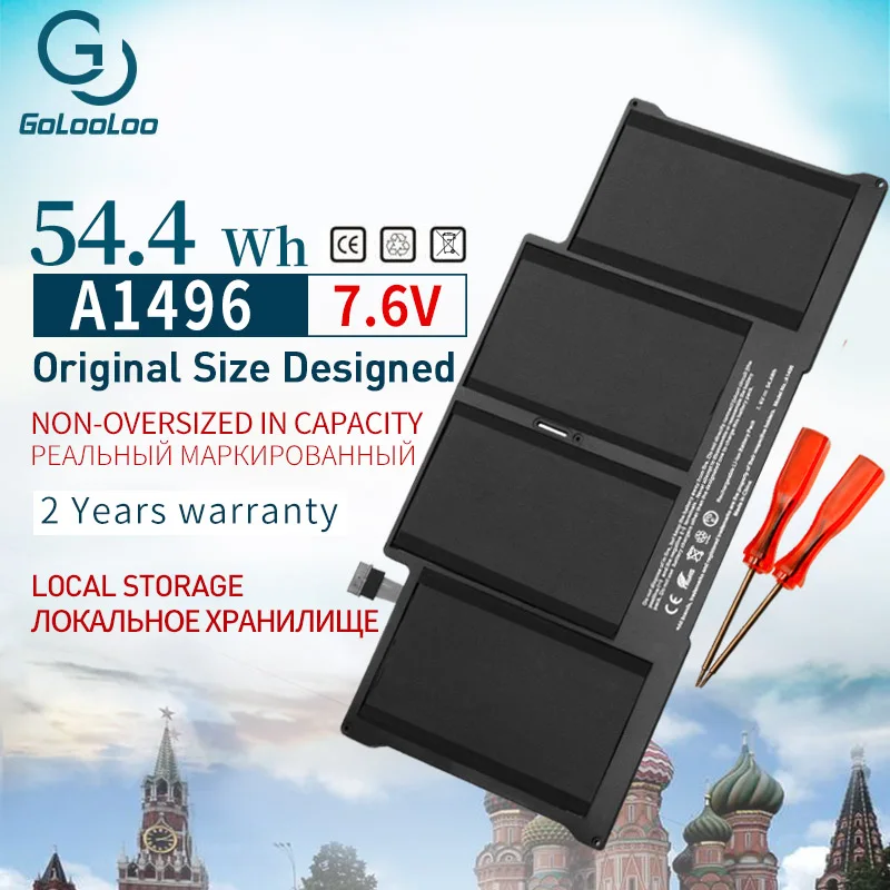 Аккумулятор Golooloo A1496 для ноутбука 7 6 В 13 дюймов A1466 2012 год A1369 2011 2013 2014 производство