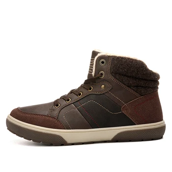 

Martin Boots for Men Shoes Keep Warm Snow Boots Men Winter Work Casual Shoes Sneakers High Top Rubber Ankle Boots