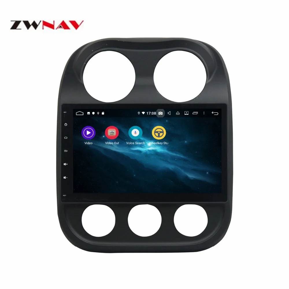Android 9,0 PX5 PX6 Автомобильный gps навигатор Автомобильный dvd-плеер для Jeep Compass 2009- мультимедийный плеер радио магнитофон головное устройство