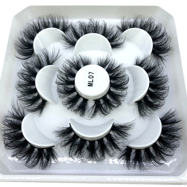 5 pairs natural false eyelashes fake lashes long makeup 3d mink eyelashes eyelash extension mink eyelashes for beauty