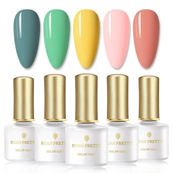 

BORN PRETTY Gel Nail Polish Warm Color Series Semi Permanent Nail Color Gel Polish Varnish Soak Off UV LED Gel 6ml