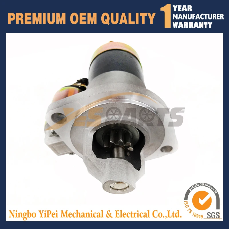 12V 9T 0.9KW Стартер для Yanmar двигатель 119255-77010 228000-5750