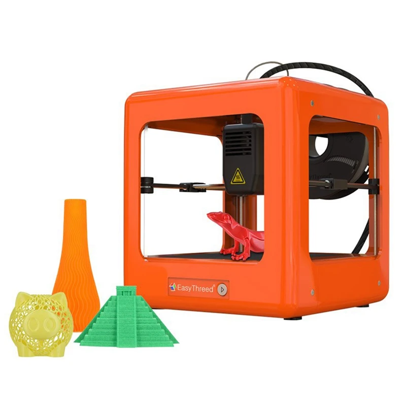 Горячая-EasyThreed нано начальный уровень настольный 3d принтер для детей студентов без сборки тихая работа простота в эксплуатации высокая точность