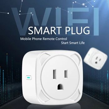 

WiFi Smart Plug Switch Wall Outlet Socket Smartphone APP Remote Control Timing Funtion US Plug