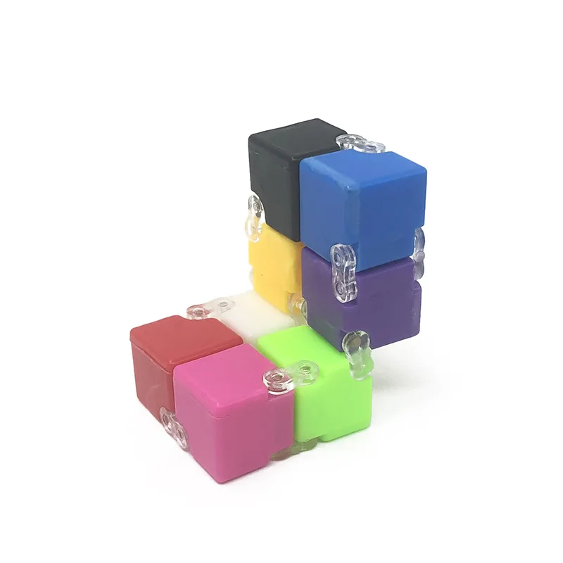 

10Pcs Mini Decompression Infinity Magic Cube For Adults Kids Fidget Toys Finger Antistress Anxiety Puzzle Gifts