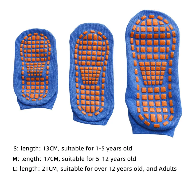 Cotton Kids Adults Anti-Slip Sock Trampoline Sock Cotton Breathable Short Socks Elasticity Sport Boy Girl  Outside Child Socks 5