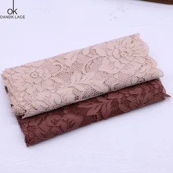 

1 yard full set of elastic lace ribbon, fashionable color nylon cotton yarn, lace eyelashes, women's underwear, lace accessories