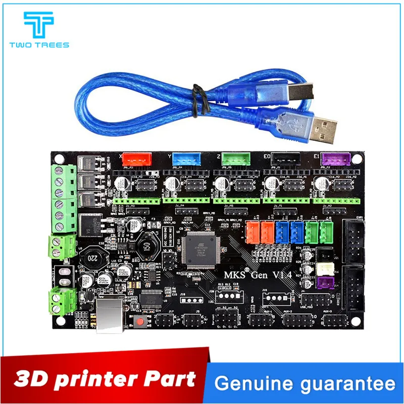 

MKS Gen V1.4 3D Printer Control Board To TMC2130/TMC2208/DRV8825/A4988 Driver Reprap Mega 2560 R3 Ramps 1.4 1.5 1.6 Motherboard