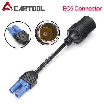 

Auto Electric EC5 Connector For Jump Starter Car MP3 Refrigerator Data Recorder Cigarette Lighter Free Shipping