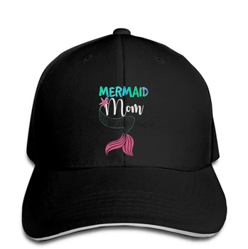 

Mermaid Mama Mom Mermaid Birthday Party Snapback Cap Women Hat Peaked