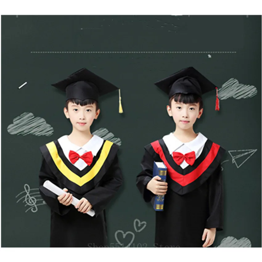 Детское платье бакалавра для выступлений детского сада выпускного фотосессии