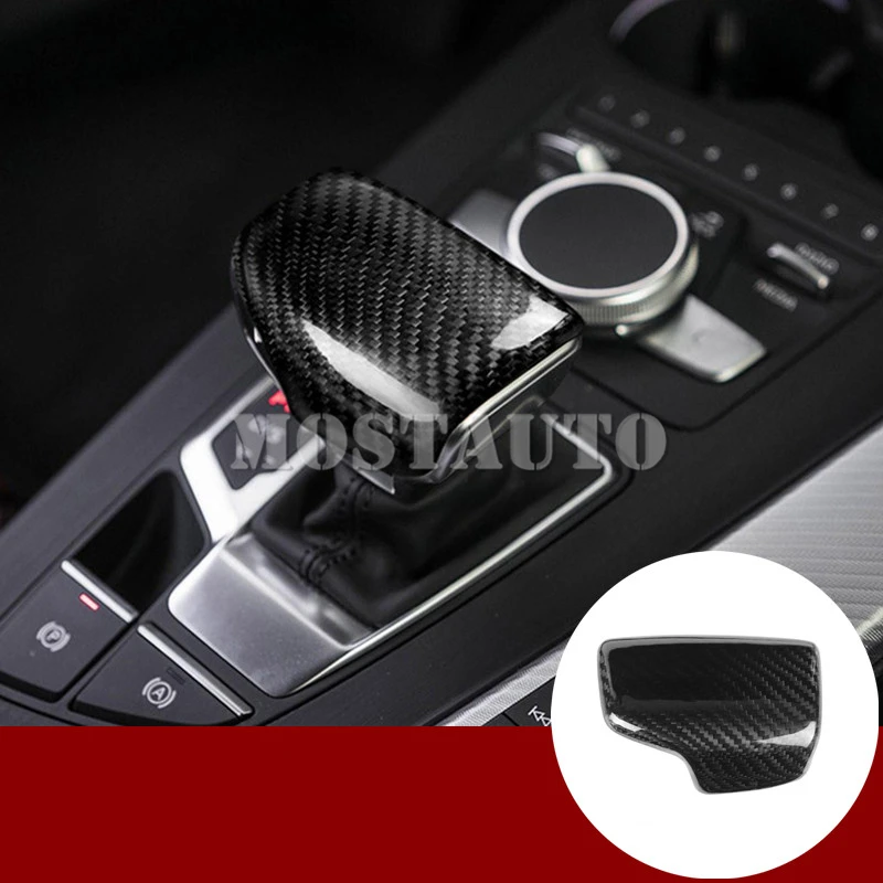 Для Audi Q7 углеродное волокно Центральная панель переключения передачи ручка Накладка- 1 шт