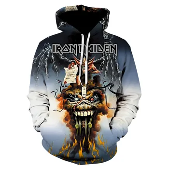 

Spring/fall 2020 3D hoodie men's sweatshirts 3D printed skull hoodie casual hoodie street wear hip hop tops