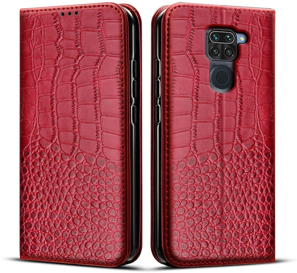 case for xiaomi Flip Case For Xiaomi Redmi Note 9 Case Crocodile texture leather back Cover Xiomi Redmi Note 9 Note9 RedmiNote9 6.53 Phone Cases xiaomi leather case design