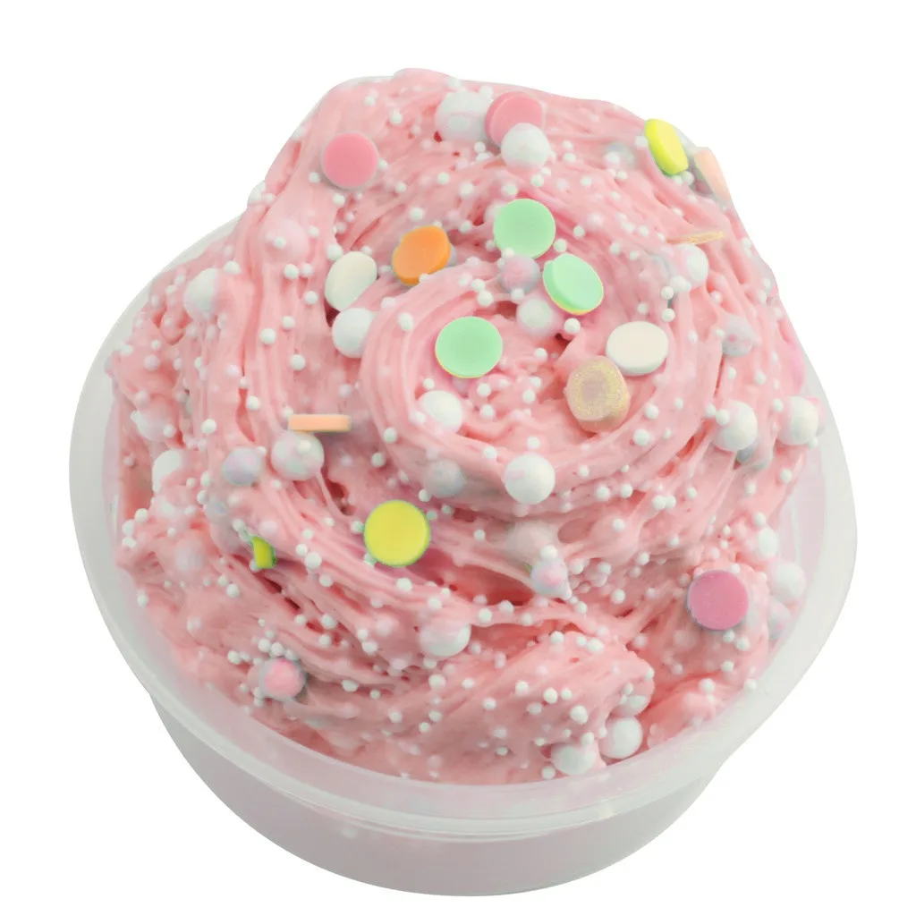 Fluffy Slime Supplies Stress Relief Toy Child Creativity Imagination Education toy Beautiful Color Colorful Slime toys #A