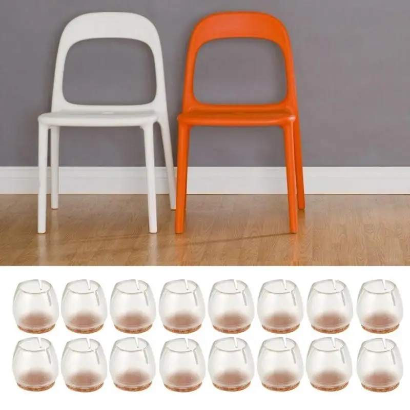 16 шт./лот коврик для ножек стола стула силиконовые Нескользящие колпачки защита