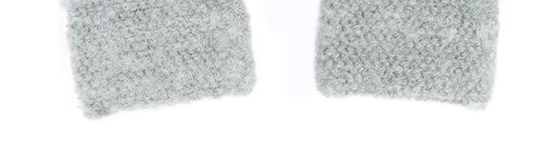 Guantes зимние перчатки женские зимние перчатки для девочек одноцветные перчатки из кроличьей шерсти мягкие теплые яркие цвета двойные женские перчатки