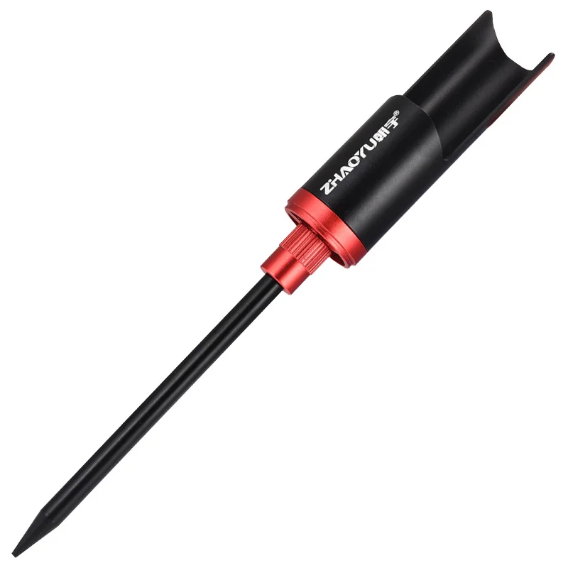 Fishing Rod Support Adjustable Stainless Steel Telescopic Fishing Rod Support Pole Inserted Stand Ground Holder Bracket