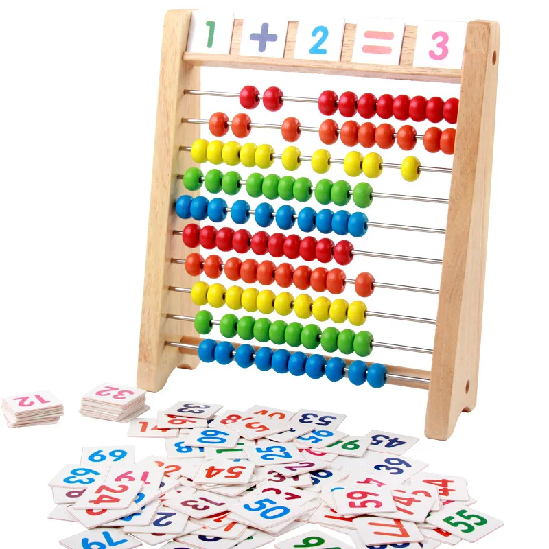

Children Wooden Counter Numeracy Arithmetic Calculation Frame Mathematics Computing Teaching Aids Kindergarten ENLIGHTEN Cogniti