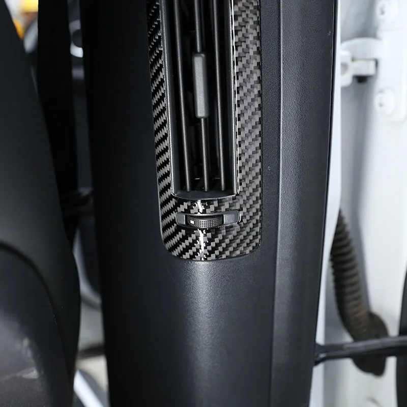 Carbon Fiber Car B-pillar Air Outlet Frame Trim For Land Rover Discovery Sport Accessories