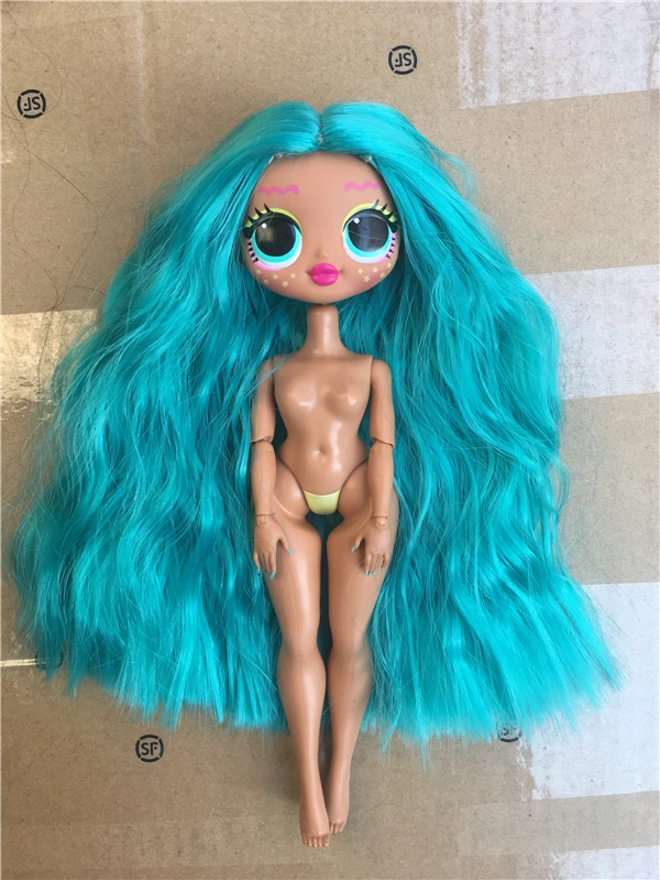 1/6 BJD/SD кукольный парик зеленый небесно-голубой длинные вьющиеся кукольные волосы кукольные аксессуары DIY Волосы стиль кукла волосы парик