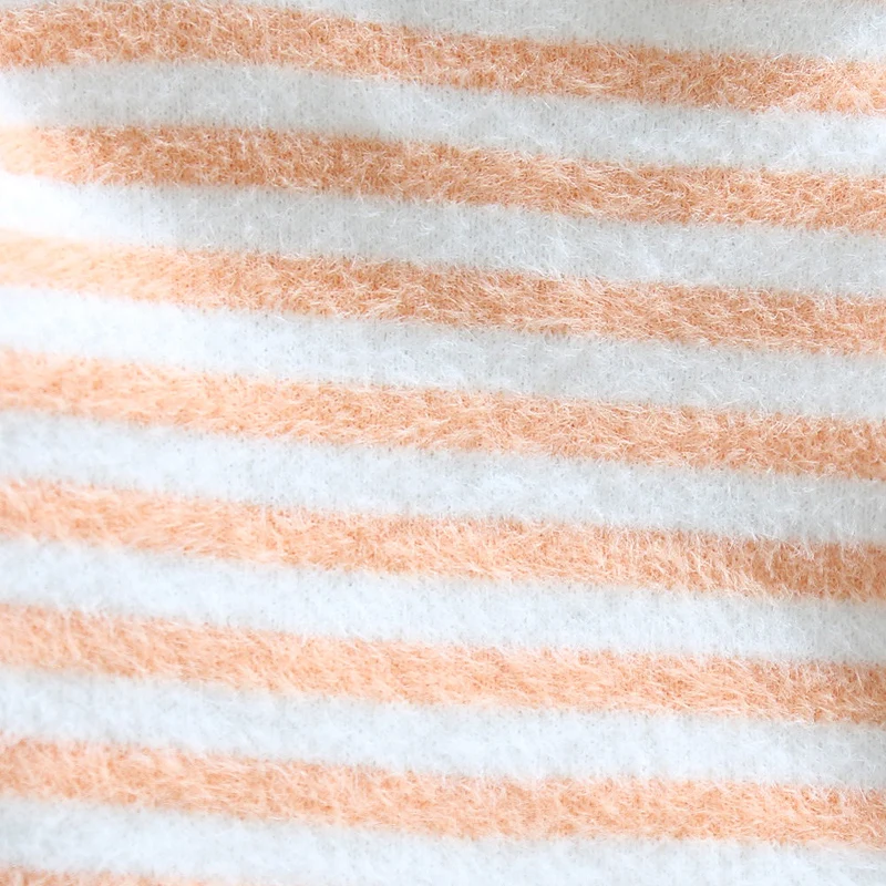 Girls Winter Sweater Water Mink Velvet Kids Wool Knit Clothes New Baby Boys Stripe Pullover Sweaters for Children Clothing