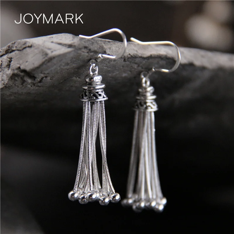 

Серьги-подвески женские из тайского серебра 925 пробы, винтажные