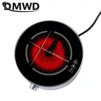 DMWD Mini Electric Cooker Nonradiative Hot Plate Stove For Hotpot Tea Pot Water Heater Boiler Milk Heating Seat 3H Setting 2