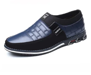

2019 Brand Men Genuine Leather Casual Shoes Men Loafers Breathable Loafers Slip On Black Driving Shoes Plus Size 38-46
