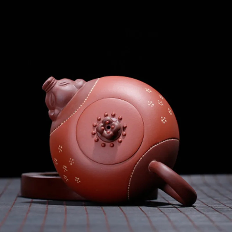 Teapot Yixing Zisha Clay Chinese Handmade Tea Pot Gongfu Tea Set 440ml High Quality New Design Safe Packaging With Gift Box