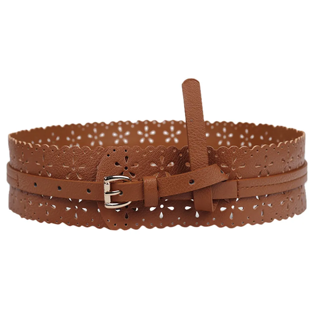 Новинка, ceinture femme, широкий пояс, женский, ПУ, пояс на талию, для женщин, полый, цветок, paski damskie ceinture femme, большой, cuir, настоящий, пояс