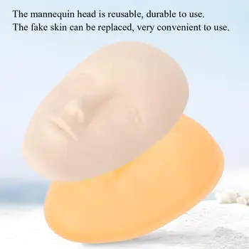 

5D Soft Silicone Eyebrow Lip Face Tattoo Practice Skin Makeup Tool