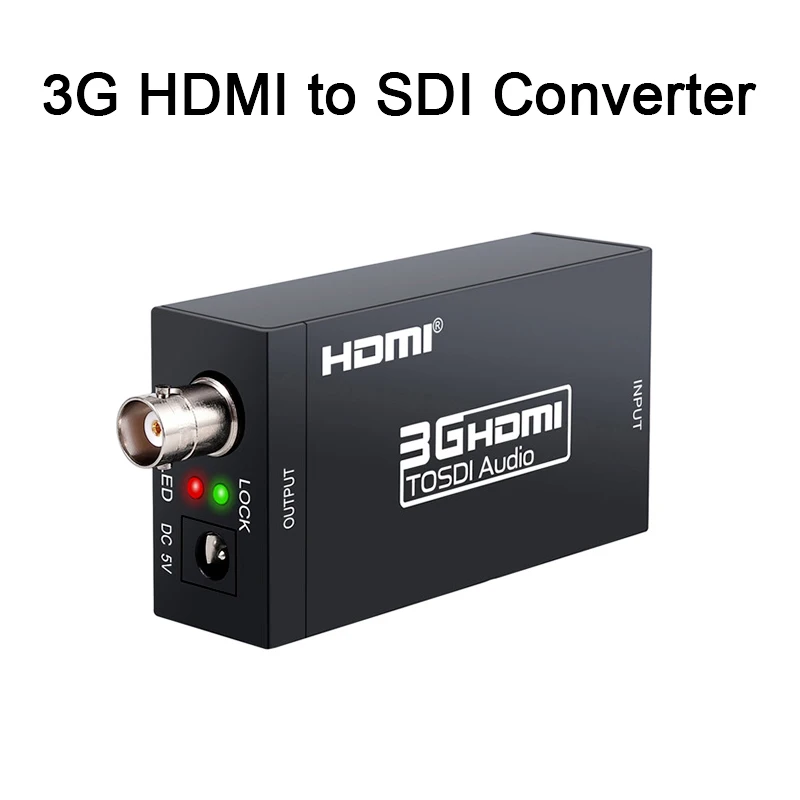 Мини HDMI в SDI аудио видео конвертер BNC 3G SD адаптер Поддержка 720P 1080P для камеры