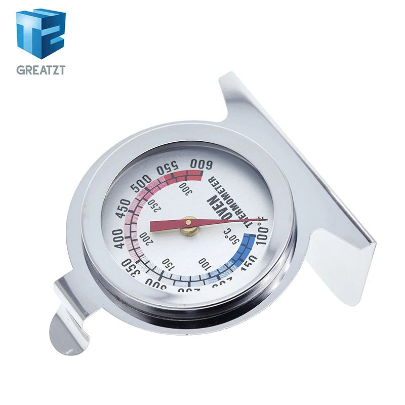 GREATZT Bestseller Lebensmittel- und Fleischthermometer mit Standfuß und Zifferblatt, Edelstahl-Messgerät für Küche, Kochen und Backen – Detail 3