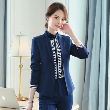 

Occupation Pack Women's Wear Suit Suit Female Two Piece Skirt Tooling Small Suit Positive Pack Interview