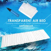 Коврик для сна 300 кг, многофункциональная воздушная подушка для кемпинга, случайный цвет, влагостойкий надувной матрас, коврик для пикника, для путешествий на открытом воздухе