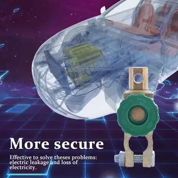 

2019 Professional Zinc Alloy Copper Battery Terminal Link Switch Quick Cut-off Disconnect Isolator Switch Auto Car Accessories
